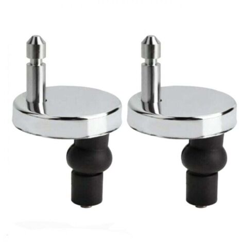 ZVD Lot de 2 Fixation Abattant WC Universelles Abattant de Toilettes à Charnière Couvercle de Toilettes Abattant Fixations,Convient à Toutes Sortes de Styles de Toilettes,Montage Facile