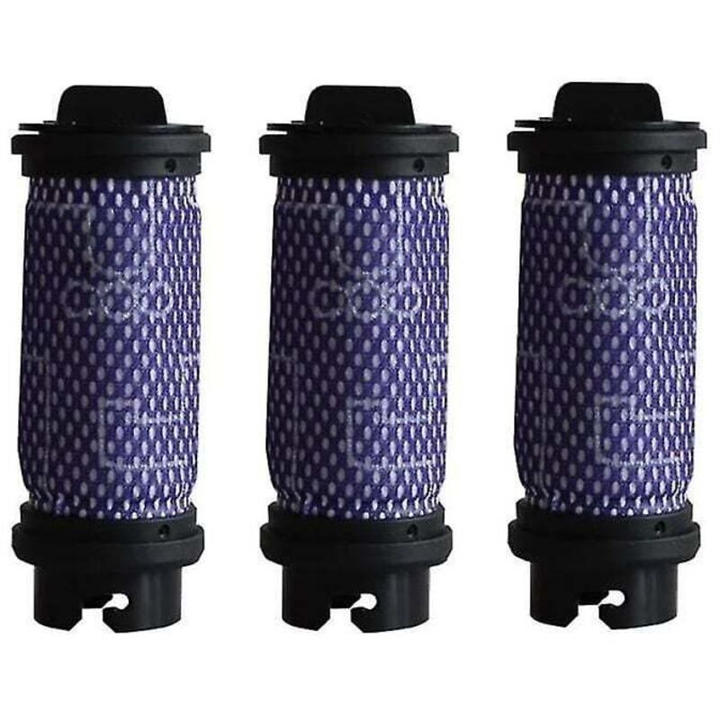 Image of Lot de 3 filtres Hepa de rechange lavables et réutilisables pour aspirateur S600/s6p/s6 - ZVD