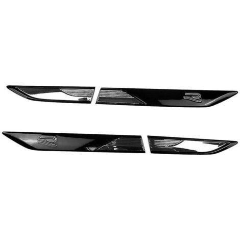 ZVD Lot de 4 autocollants en ABS pour ailes latérales de voiture 2021-2022, accessoires de décoration