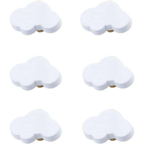 ZVD Lot de 6 boutons de tiroir en caoutchouc souple en forme de dessin animé