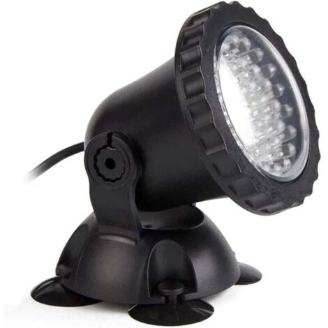 ZVD Lumière sous-marine étanche IP68, DC12V, lumière de paysage submersible à changement de couleur 36LED (simple)
