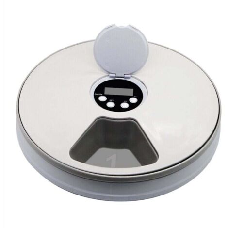 ZVD Mangeoire programmable pour chiens et chats Mangeoire automatique pour animaux de compagnie Rappels de musique pour chats et chiens Alimentation intelligente