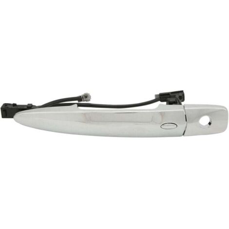 ZVD Manija exterior de puerta delantera izquierda del lado del conductor (12459871) sin cerradura de repuesto para Nissan Leaf SL SV (2011-2017)