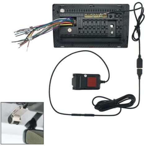 ZVD Mini caméra DVR pour voiture 170 degrés réglable HD 1080P enregistreur de course accessoires