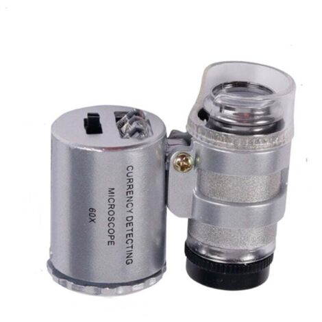 ZVD-Mini loupe de bijoutier éclairée à LED 60X