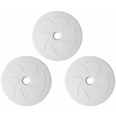 ZVD Paquete de 3 ruedas grandes C6 de repuesto para limpiadores de piscinas Polaris 180, 280 y Tanktrax, VAC-Sweep 280.