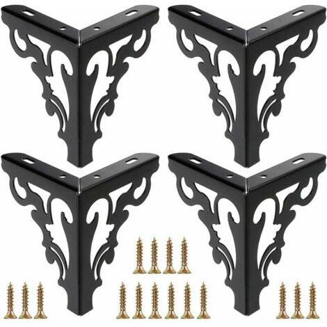 ZVD Patas de muebles de metal, patas de gabinete de sofá modernas para reparar y restaurar tocador, gabinete, mesa de té, estantes de encimera, capacidad de peso de 100 kg