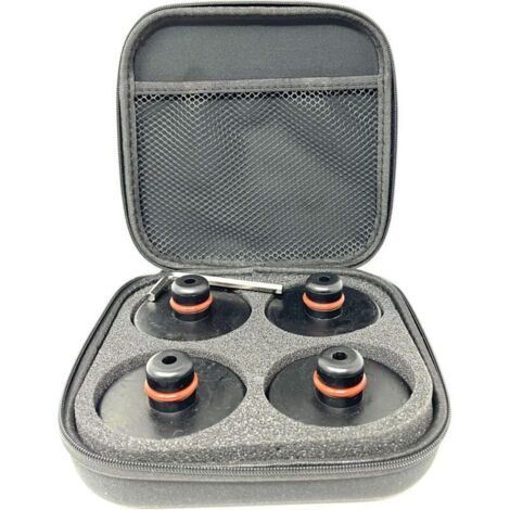 ZVD Pièces détachées pour auto Prodigy Tesla Jack Pad compatible avec Tesla Model S 3 XY - Tesla Jack Pucks - Accessoires parfaits pour votre modèle Y 3 et S - Palets de levage avec étui de transport
