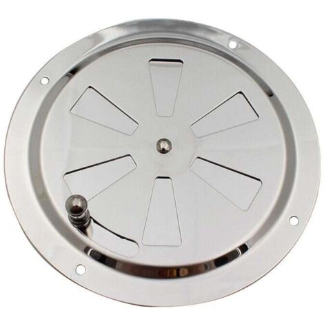 ZVD Plaque de ventilation marine en acier inoxydable, ventilateur rond de 120mm, plaque de ventilation à pointes, plaque de ventilateur