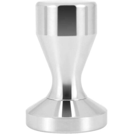 ZVD Presse à café en acier inoxydable Barista Espresso Tamper 49 mm Base Presse à grains de café
