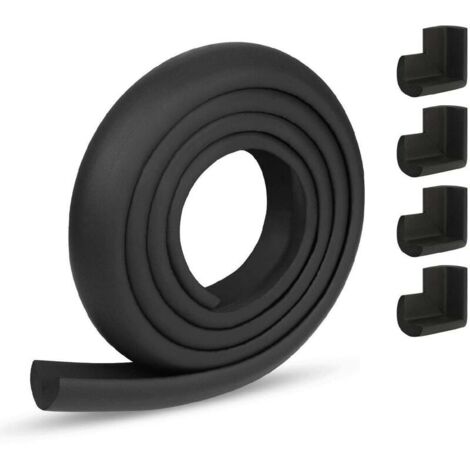 ZVD Protection Mousse Sécurité, 2 Mètres Protection des Bords de Meubles et 4 Protecteurs d’Angles