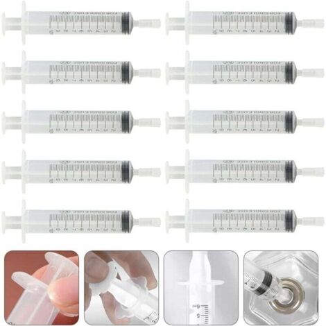 ZVD Pulvérisateur, Lot de 10 extracteurs de parfum de 10 ml, pompe à seringue, distributeurs de parfum pour remplir des bouteilles de parfum