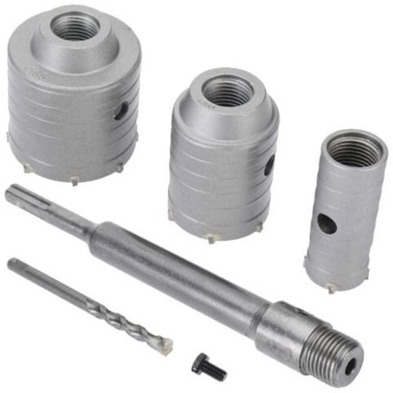 Image of ZVD- SDS Plus Lochsägenbohrer für Beton, Zement, Stein, Wand – 65 mm, 50 mm, 30 mm