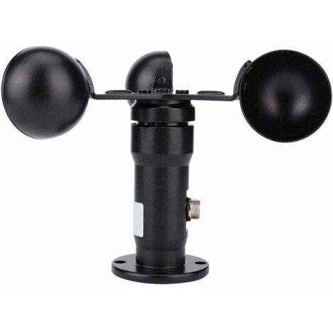 ZVD Sensor de velocidad del viento - Salida de señal de pulso Sensor de velocidad del viento de aleación de aluminio Anemómetro