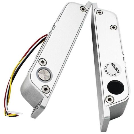 ZVD Serrure électrique à 4 fils DC12V Serrure électronique à mortaise Serrure de porte en bois Serrure de porte Lron