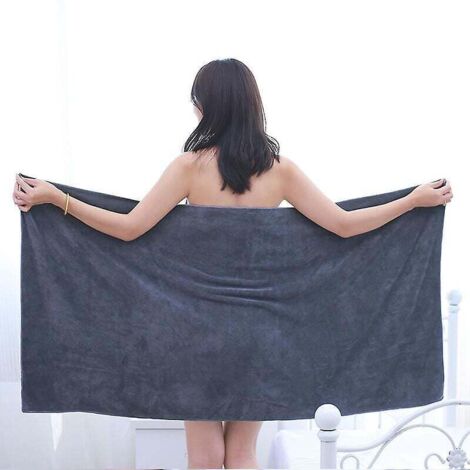 ZVD-Serviette De Bain Grande Taille Xxl 100 X 200 Cm Serviette De Bain Serviette De Sauna