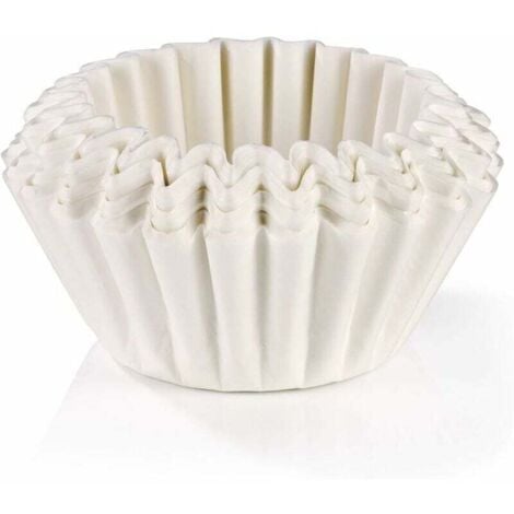 ZVD Small Size Original Pack of 100 Universal Filter Bags for Neutral Filter Basketûpaper filter for coffee machines with basket filter [white]