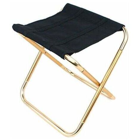 ZVD-Tabouret Camping Pliant, Mini Tabouret Pliant Portable Chaise Pliante Portable pour Le Camping, la Pêche, Les Voyages
