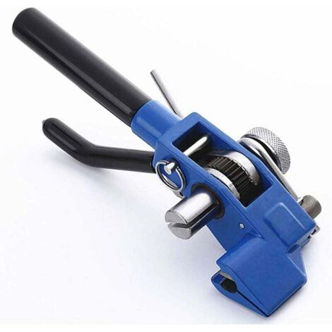 ZVD Tendeur de feuillard, Outil pour tendeur en acier inoxydable, Attaches de câble Fixation de coupe de tension, Outil de mise en bande guidée à la main