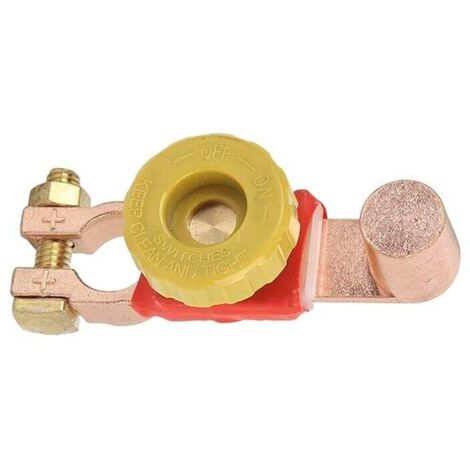 ZVD - Terminal positivo de batería, aislador del interruptor maestro de batería, interruptor de desconexión de batería, conector de terminal de corte de energía de 6 V, 12 V y 24 V