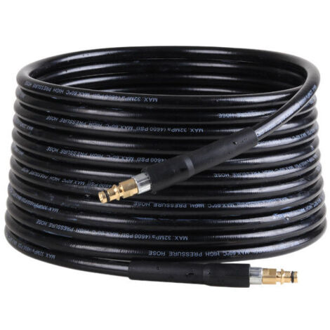 ZVD Tuyau de rechange pour Nettoyeur haute pression karcher K2 K3 K4 K5 K6 K7 tuyau de nettoyage haute pression raccord rapide et libération rapide - 6m