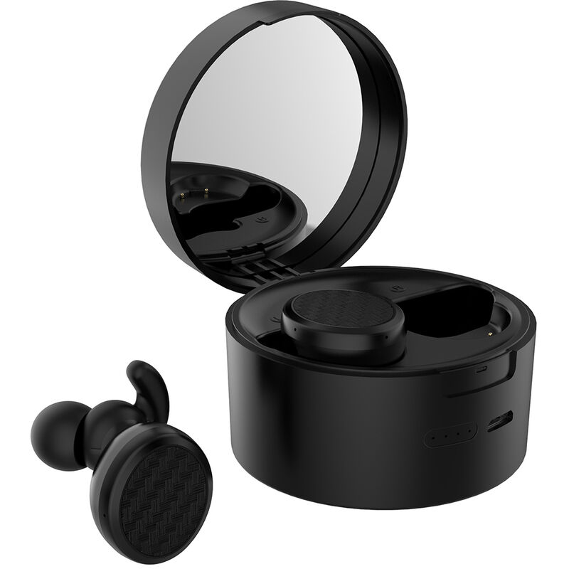 

ZW-T9 Cute Wireless BT Auricular Estereo In-ear Auriculares para ninas Espejo de maquillaje multifuncional / Soporte para telefono para IOS / Android