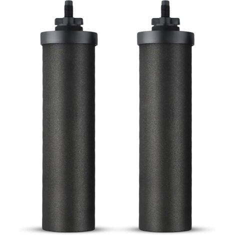 Zwei kompatible BB9-2 Berkey Filterkartuschen für Wasserreiniger, Schwerkraft-Aktivkohlefilterkartuschen, externe Reinigungselemente für Wasserreiniger.