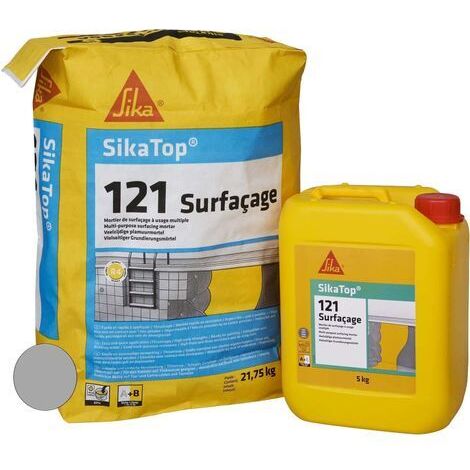 Zwei-Komponenten-Mörtel SIKA Sikatop 121 Surfacing - Grau - 26.75kg