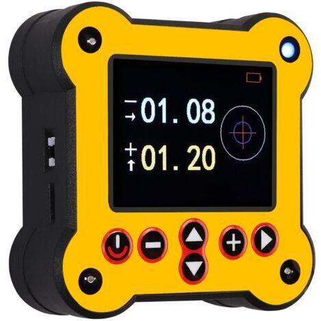 Zweiachsiger digitaler Neigungsmesser, zweiachsiger Winkelmesser ±60° Wasserwaage, Balanceanzeigen, magnetischer Winkelmesser ±0,02°
