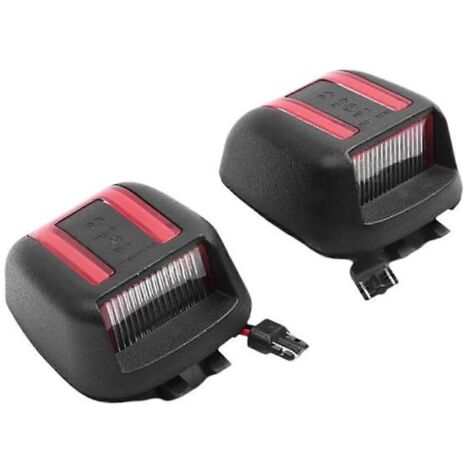 Zweifarbige LED-Kennzeichenbeleuchtung für Nissan Navara D40 Equator