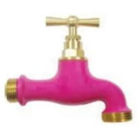 Zweifarbiger Wasserhahn Rosa, 15x21/20x27