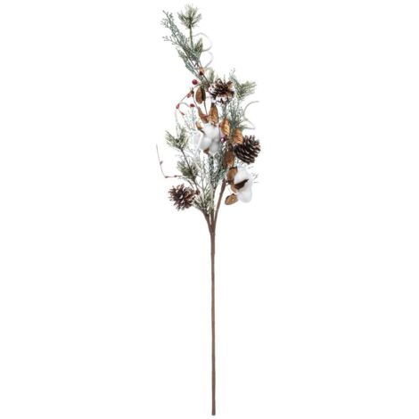 Zweig Baumwollbeeren H 78 cm - Feeric lights & christmas