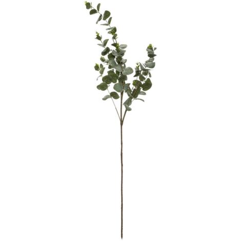 Zweig Eukalyptus-Glitter beflockt 98 cm - Atmosphera créateur d'intérieur
