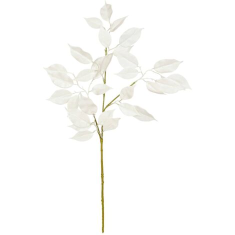 Zweig Ficus weiß 93cm - Atmosphera créateur d'intérieur