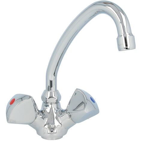 Zweigriff Waschtischarmatur classic line - mit HU-Rohrauslauf 145 mm