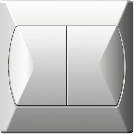 Zweigruppen-Kerzenschalter ACCENT WHITE