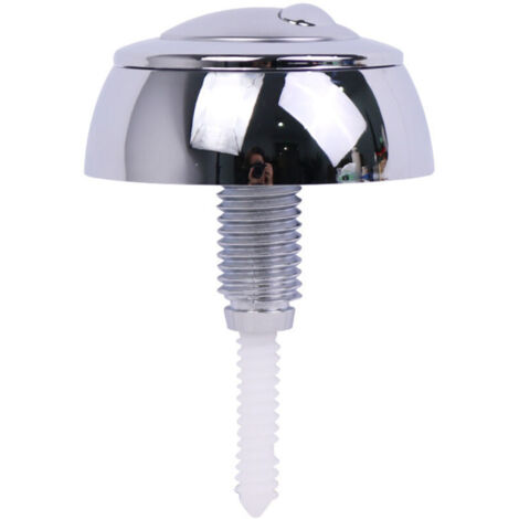 Zweimengenspülknopf für Siamp Optima 49, verchromt, einstellbar von 16 bis 50 mm