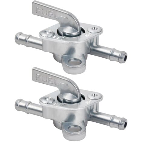 Zweiteiliger Benzinhahnschalter, universeller 6-mm-Benzinhahn, Benzinhahnschalter für Motorräder, passend für 50-150-cm³-Mopeds, Motorräder und Quads.
