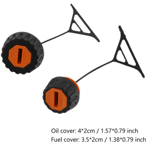 Zweiteiliger Tankdeckel für STIHL Kettensägen 028, 038, 020, 021, 023, 024, 025, 026, 034, 036, 048, Ersatzteile und Zubehör