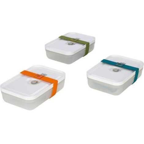 Zwilling 36801-322-0 Vakuum Lunchboxset Größe L flach 6-teilig aus Kunststoff