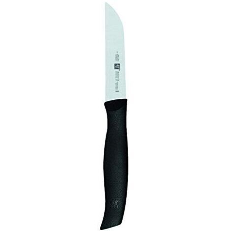 Zwilling 38720-080-0 Twin Grip Coltello Verdure 8cm, colore: Nero