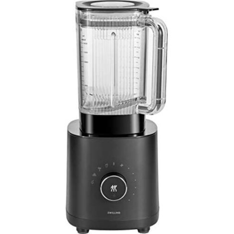 ZWILLING ENFINIGY Batidora universal 1,4l, Preparadora de batidos con cuchilla cruzada de acero inox, Motor de alto rendimiento 1200W, Negro