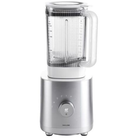 Zwilling Enfinigy Standmixer Universal, 1200 Watt, 1,4 Liter, 5 Automatikprogramme, Silber, inkl. Stampfer