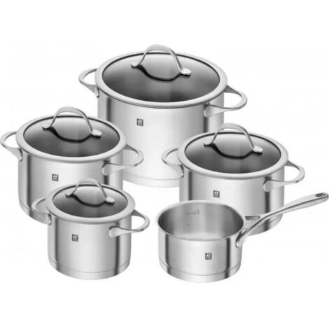Zwilling Essence Ensemble de casseroles argent design moderne