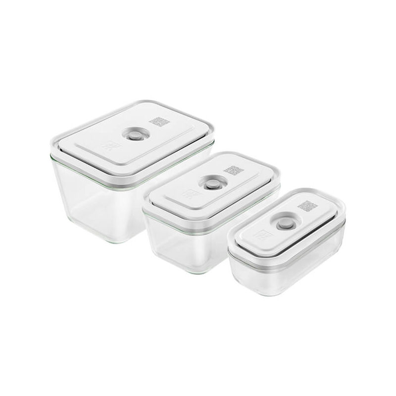 Zwilling - Fresh And Save Vacuum Box 3 Piece Set Small Medium Large Glass