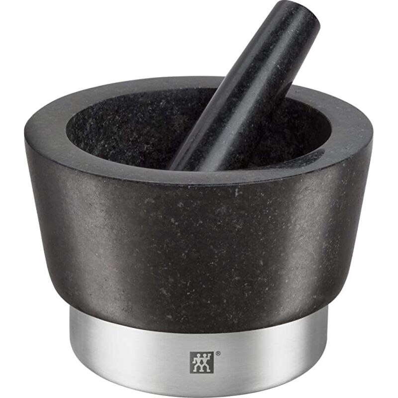 Unbekannt Zwilling Mörser, 15 Cm Rund Schwarz Granit (39500-024-0)