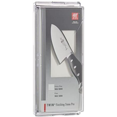 ZWILLING Pietra per Affilare, Ceramica, Bianco, 20.5 x 9.5 x 48 cm