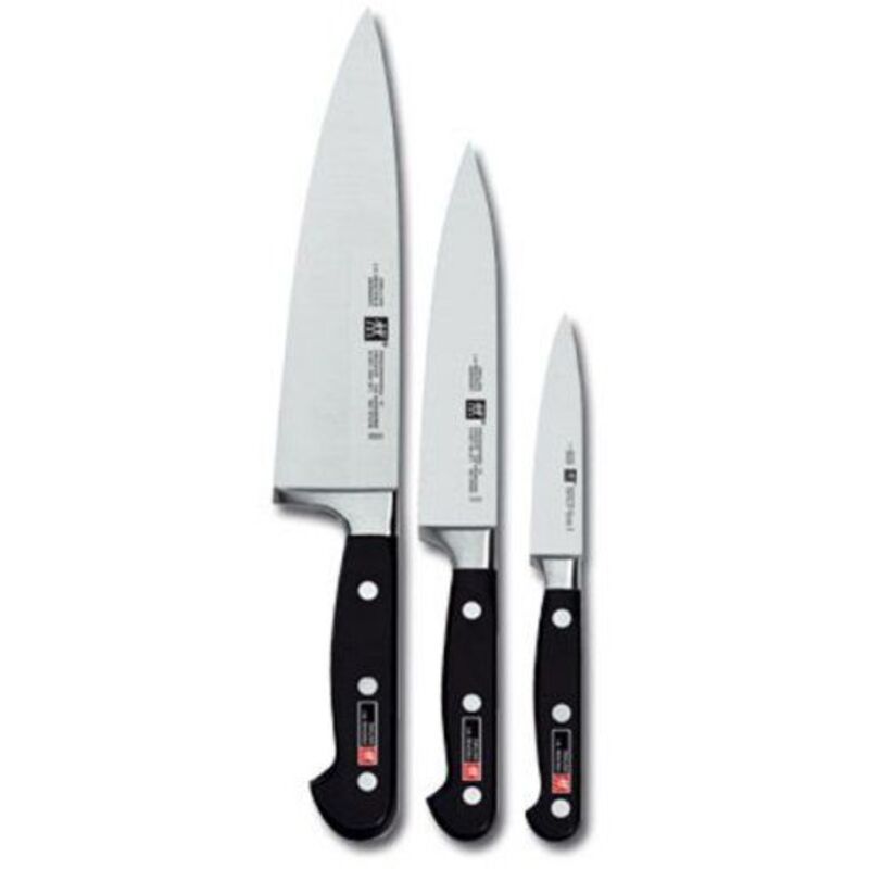 Messerset De, 3-teilig, Buttermesser De Schweinemesser, Steakmesser, De Kochmesser, Spezialgriff De Edelstahl/kunststoff, Professional S - Zwilling