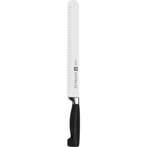 ZWILLING Vier Sterne Coltello trinciante, Acciaio Inossidabile, Nero, 26 cm