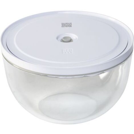 ZWILLING Z1030-842 Fresh &amp Save - Behälter de Vakuumaufbewahrung, L 9,4 Zoll (24 cm), Schale de Glas, groß, luftdicht, Deckel, hitzebeständig, Glas, Behälter de Glasaufbewahrung de